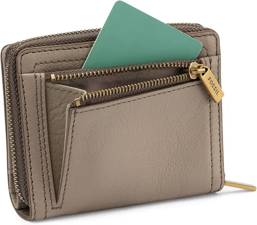 Miniatura 4 de Fossil Cartera plegable multifunción de cuero Logan para mujer