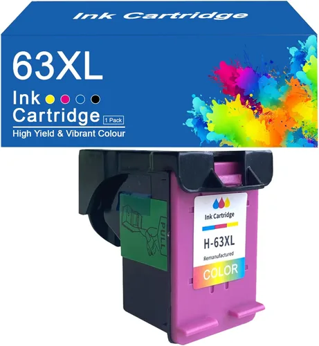 Miniatura 10 de 63XL 63 - Cartuchos de tinta compatibles con HP 63 63XL, cartuchos de tinta de alto rendimiento para impresoras HP DeskJet 1110, 1115, 2130, 2135