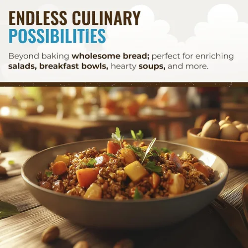 Miniatura 4 de Grand Teton Ancient Grains - Bayas de Einkorn 100% orgánicas, Farro Piccolo de grado alimenticio de primera calidad, para moler en harina, hornear