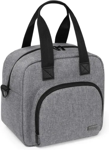 Miniatura 8 de Luxja Bolsa enfriadora de leche materna con una bolsa de hielo (se adapta a 6 botellas, hasta 9 onzas), enfriador de leche materna para biberones