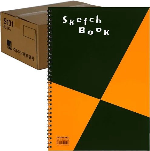 Miniatura 14 de Maruman ZUAN - Cuaderno de bocetos A4, 8.27 x 11.69 pulgadas, cuaderno de dibujo clásico, 24 páginas de papel texturizado sin ácidos para dibujar
