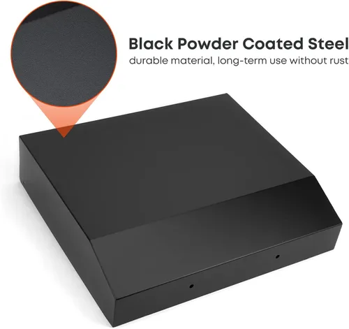 Miniatura 3 de Stanbroil Cubierta dura para plancha Blackstone de 17 pulgadas con sistema de grasa frontal, tapa de plancha se adapta a modelos con tornillos