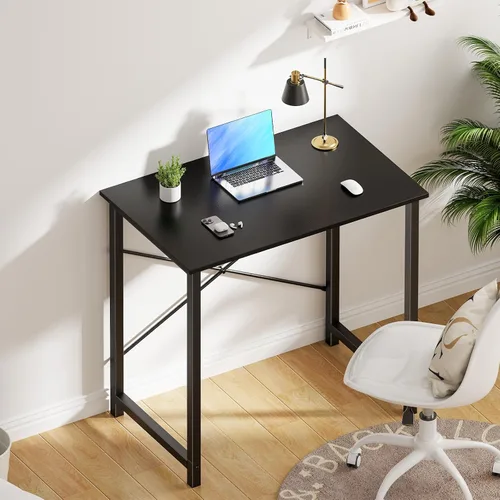 Miniatura 2 de NEWBULIG - Escritorio pequeño de 31.5" para computadora de oficina, escritorio compacto de escritura para oficina, mesa de estudio para estudiantes