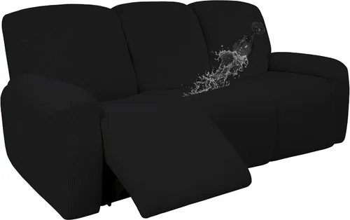 Miniatura 32 de Easy-Going - Funda 100 % impermeable doble para sofá reclinable, diseño jacquard, en 1 pieza, a prueba de derrames, para niños, mascotas, perros