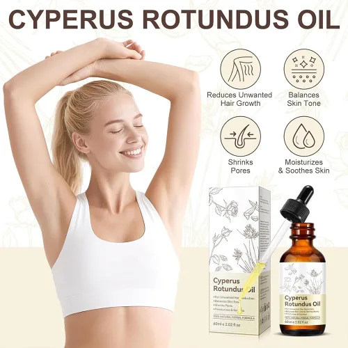 Miniatura 4 de Aceite de ciprés para depilación, reduce el crecimiento no deseado del cabello, hidrata y calma la piel, reduce el crecimiento del vello corporal