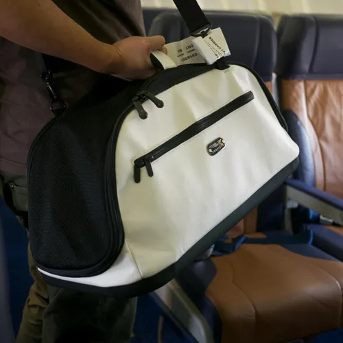 Miniatura 6 de Sleepypod Portador de mascotas para cabina de avión, talla única , Glaciar plata