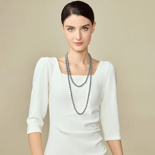 Miniatura 30 de BABEYOND - Collar de perlas sintéticas estilo art deco de la década de 1920, collar de perlas largas para fiesta de disfraces de estilo Gatsby