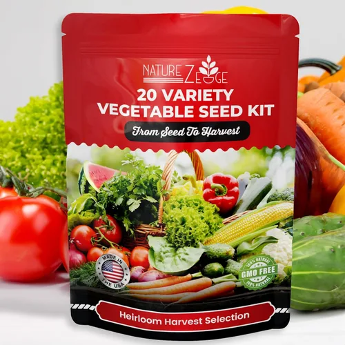 Miniatura 8 de NatureZ Edge, 20 variedades con semillas de melón para plantar verduras, semillas de vegetales para plantar al aire libre, semillas, semillas