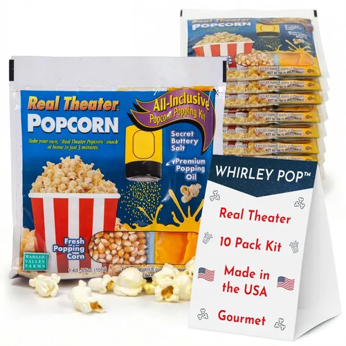 Miniatura 9 de Paquetes de palomitas de maíz todo en uno, kits de palomitas de maíz todo incluido, maíz dulce y salado, granos de palomitas de maíz para máquina