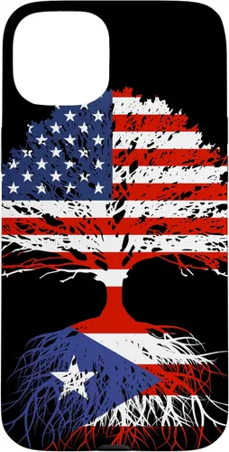 Miniatura 8 de Funda para iPhone 14 Puerto Rico Boricuas Roots Puerto Rico con bandera estadounidense