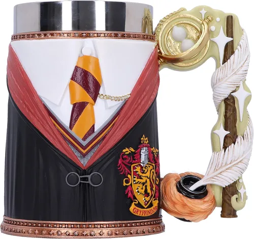 Nemesis Now Taza coleccionable de Harry Potter, jarra de cerveza de resina pintada a mano con inserto extraíble, mercancía de Harry Potter (6.1 in)