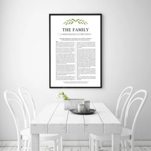 Miniatura 7 de NATVVA Póster de pared con texto en inglés «The Living Christ Wall» (El Cristo Viviente) con hojas verdes, arte para la pared, lienzo, arte