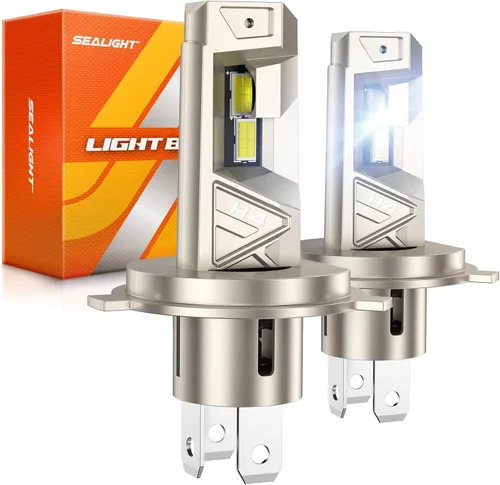Miniatura 21 de SEALIGHT 9005 H11 LED Bulbs Combo, 200,000LM 6500K White Bulbs, L1S Series HB3 H11/H8/H9/H16 Bulb, IP68 IP6X Proof 30,000rpm High Speed Cooling Fan