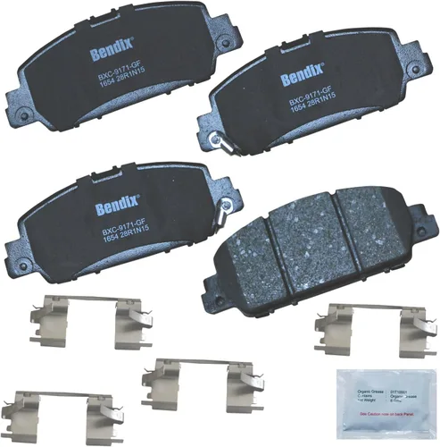 Miniatura 77 de Pastillas de freno delanteras cerámicas Bendix Priority1 CFC2302 para Hyundai Elantra 2021, Sonata 2022-2020, Kia K5 2023-2021