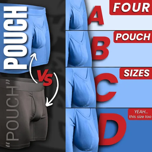 Miniatura 3 de RM Real Men ABCD Pouch Compression Pants - 1, 2 and 3 Pack, Mens Leggings, Yoga Pants, Tights, Base Layer Men Cold Weather