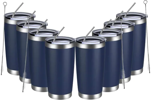 Miniatura 21 de MEWAY - Vaso de 20 onzas para café Azul marino