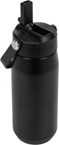 Miniatura 4 de PUMA Botella de agua de acero inoxidable aislada de 18 onzas unisex para adultos con pajilla y asa de transporte