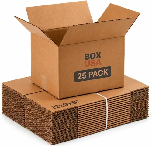 Miniatura 12 de BOX USA Cajas de mudanza medianas 18"L x 14"W x 12"H Paquete de 20 - Caja de cartón corrugado para envío, correo, embalaje, empaquetado