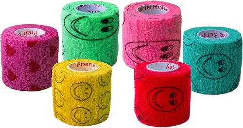 Miniatura 33 de Cinta adhesiva para veterinarios (negro) (paquete de 2) (2 pulgadas x 15 pies), autoadhesiva, adherente, cohesiva, flexible, autoadhesiva, rollo