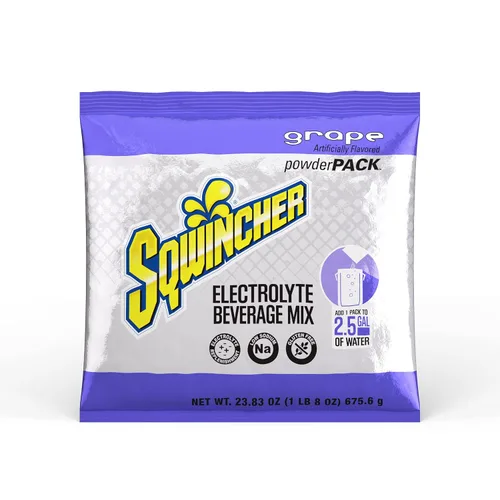Miniatura 6 de Sqwincher Paquete de polvo, sabor a ponche de frutas, bajo en calorías, bajo en sodio, mezcla de bebidas hidratantes para reposición