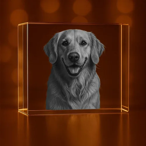 Miniatura 14 de Rectángulo de fotos de cristal grabado en 3D personalizado Recuerdo grabado con láser personalizado Regalo Decoración Regalo conmemorativo
