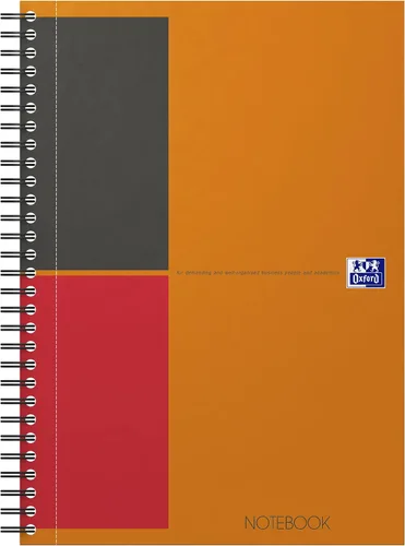 Miniatura 16 de Oxford International - Cuaderno activo con tapa de polietileno A4+, rayas estrechas con margen y perforado, incluye divisor reposicionable, 80