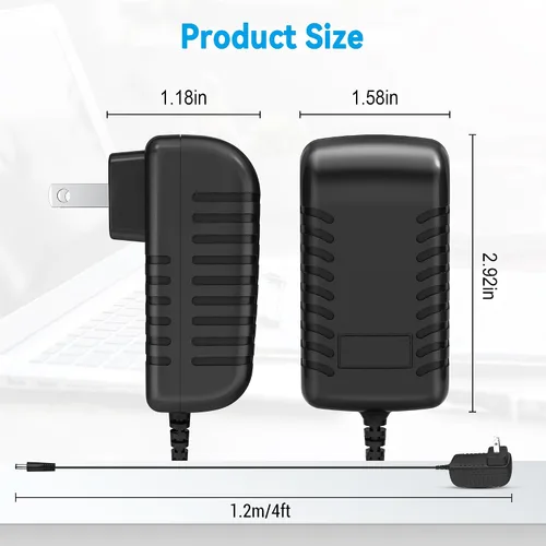 Miniatura 3 de PK-Power Adaptador de CA para LifeSource UA-767, 787 y 774 Series Monitor de presión arterial digital Plus Partes: TB:233 / TB233 / TB-233 / TB:181