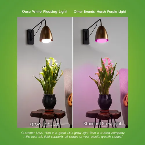 Miniatura 4 de GE Luces de cultivo para plantas de interior, reflector de interior BR30, bombillas LED para flores y frutas, espectro de luz roja avanzado, 25,000