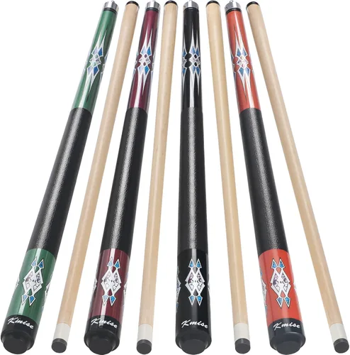 Miniatura 15 de Kmise Pool Cue Stick Set,4 Colors Canadian Maple Cue,Pool Sticks for Adults,Tacos de Billar 18 19 20 21oz for Beginner