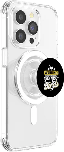 Miniatura 3 de Warning May Spontaneously Talk About Birds Vogel Tier Vögel PopSockets MagSafe PopGrip for iPhone