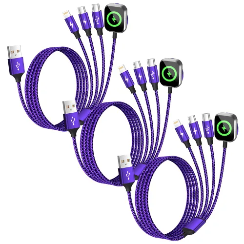 Miniatura 33 de Cruise Essentials - Cable de carga múltiple 3 en 2 para iPhone Watch Charger/iPhone 17/IP, iWatch Charger, Travel Camping Essentials compatible