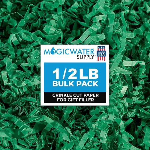 Miniatura 32 de MagicWater - Papel de corte arrugado para cestas de regalo, 1/2 libra, Monster Kraft, perfecto para relleno de papel triturado, relleno de cesta