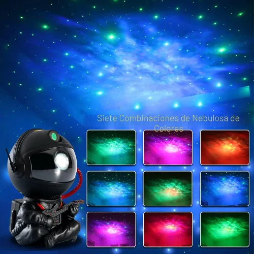 Miniatura 2 de SHJQJJLBCQ Proyector de galaxia, proyector de estrellas de astronauta, luz nocturna para niños, para dormitorio, sala de juegos para adultos, techo