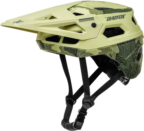 Miniatura 16 de Casco de Bicicleta BATFOX, Casco de Bicicleta de Montaña para Hombres, Mujeres, Adultos y Jóvenes Gris