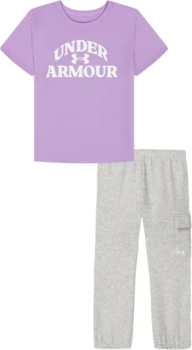 Miniatura 110 de Under Armour baby-girls Ua Terrazzo Leopard Heart SetShort Set
