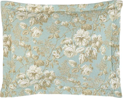 Miniatura 4 de Juego de colchas reversibles Brompton Serene de Laura Ashley, Algodón, Serene, gemelo