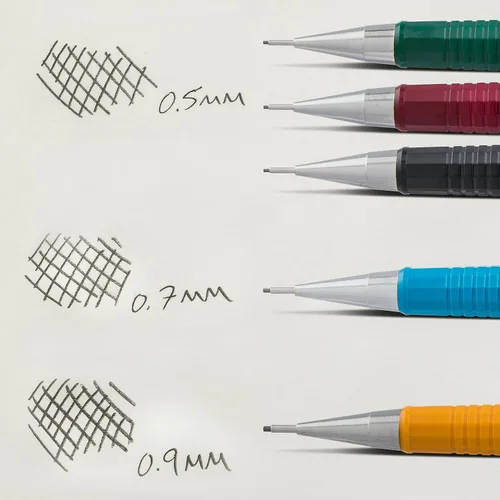 Miniatura 2 de Pentel Sharp - Portaminas mecánico, paquete de 3, cuerpos surtidos (1 de cada uno 0.5mm, 0.7mm, 0.9mm)