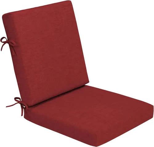Miniatura 10 de Arden Foam - Cojín para silla de comedor al aire libre, 20 x 20 pulgadas, fabricado con espuma ProFoam, resistente a la lluvia, resistente a