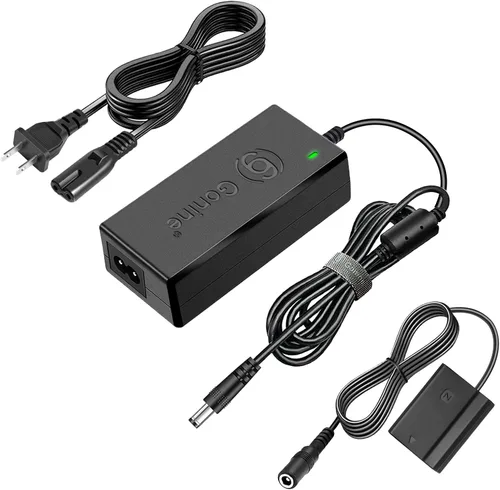 NP-FZ100 A7III - Kit de adaptador de CA de fuente de alimentación continua para cámaras Sony Alpha A7IV A6600 A7SIII A7C A1 FX3 A7R3 A7R IV, A9 A9R