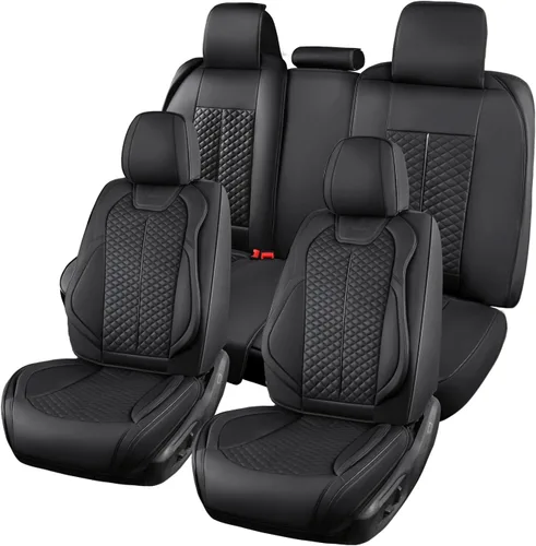 Miniatura 19 de Doogo Fundas de asiento de automóvil, fundas de asiento delantero para automóviles, protector universal de asiento de automóvil, fundas de asiento
