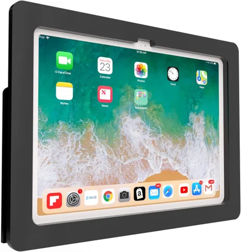 Miniatura 17 de Carcasa VESA acrílica antirrobo para Apple iPad mini 4/5 de 8 pulgadas con kit de montaje en pared y cable de carga en ángulo de 90 grados