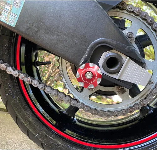 Miniatura 2 de crazy sport Carretes de basculante de 0.315 in Soporte deslizante Tornillos M8 compatibles con SUZUKI GSX-S GSXS 750 950 1000 GSXR 150 125 600