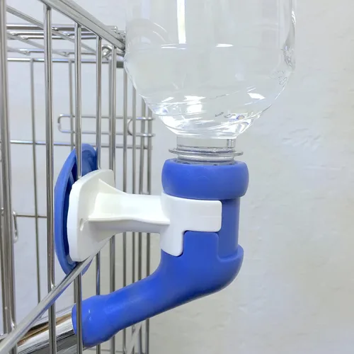 Miniatura 4 de Choco Nose Botella de agua patentada/comedero grande sin goteo solo para perros grandes de más de 50 libras, para jaulas de alambre, jaulas