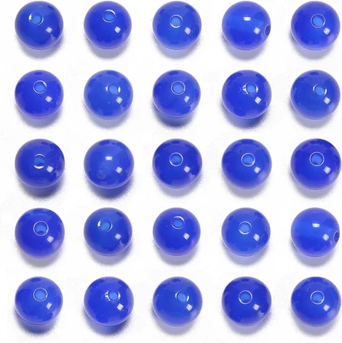 Miniatura 44 de NCB - 200 cuentas sueltas de turquesa africana de 0.15 pulgadas (4 mm) para joyería, cuentas semipreciosas naturales redondas y suaves con espaciador