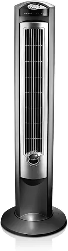 Miniatura 7 de Lasko Ventilador de torre oscilante con control remoto, ventiladores de piso silenciosos para dormitorio, 42 pulgadas, plateado T42951 Plata T42951