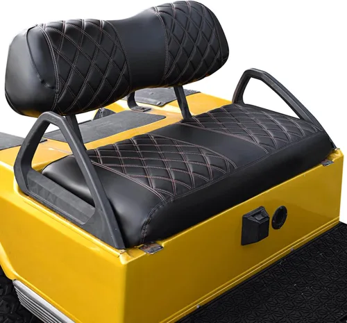 Miniatura 11 de NOKINS Juego de fundas de asiento de diamante para carrito de golf Club Car DS 2000.5 en adelante, se adapta a Club Car DS OEM estándar cojín