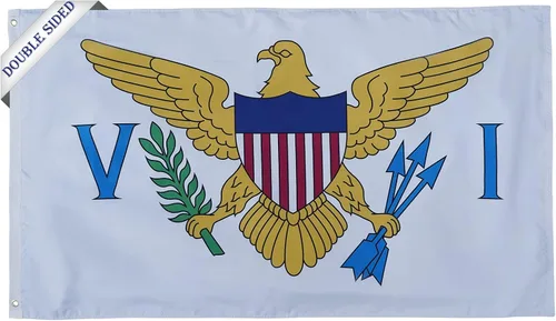 Miniatura 39 de SYII Bandera del estado de Alabama de 3 x 5 pies, banderas de 3 capas de doble cara del estado de Delaware con 2 ojales de latón y cabecera de lona