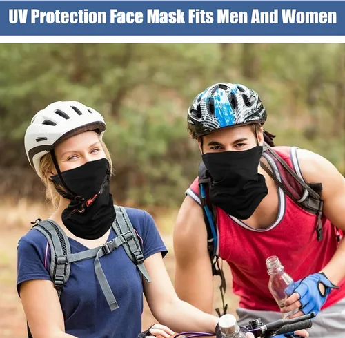 Miniatura 7 de Máscara facial con protección UV solar para el cuello, pasamontañas
