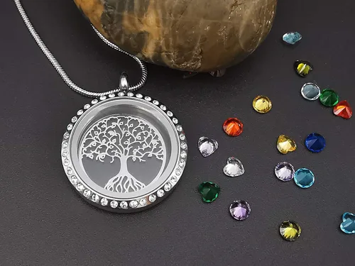 Miniatura 5 de Árbol genealógico de la vida Medallón flotante