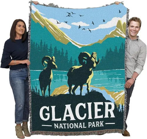 Miniatura 20 de Pure Country Weavers Manta del Parque Nacional Acadia, manta de tapiz de algodón para regalo, fabricada en los Estados Unidos, 72 x 54 pulgadas